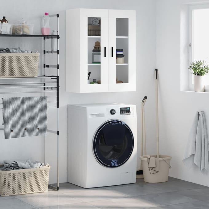 vidaXL - Bovenkast - 69,5x34x90 - cm - wit