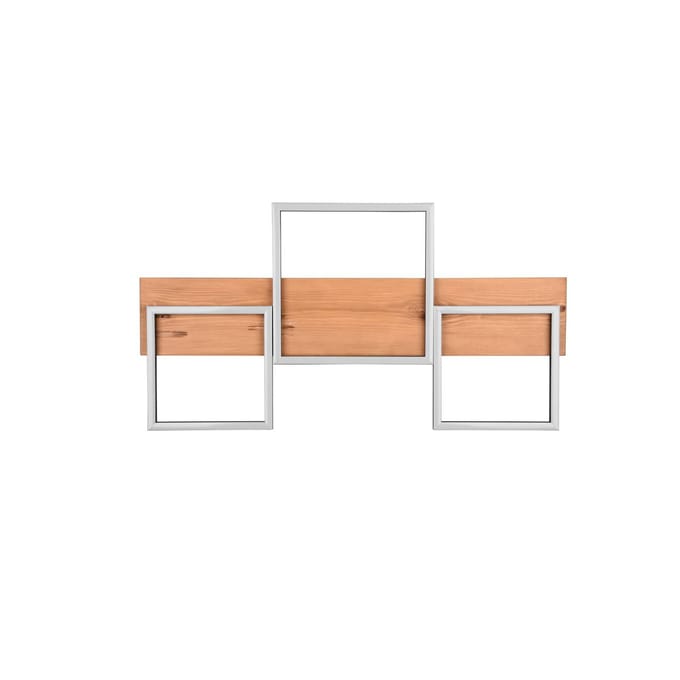Trio Lighting Harper LED plafondlamp met drie vierkanten