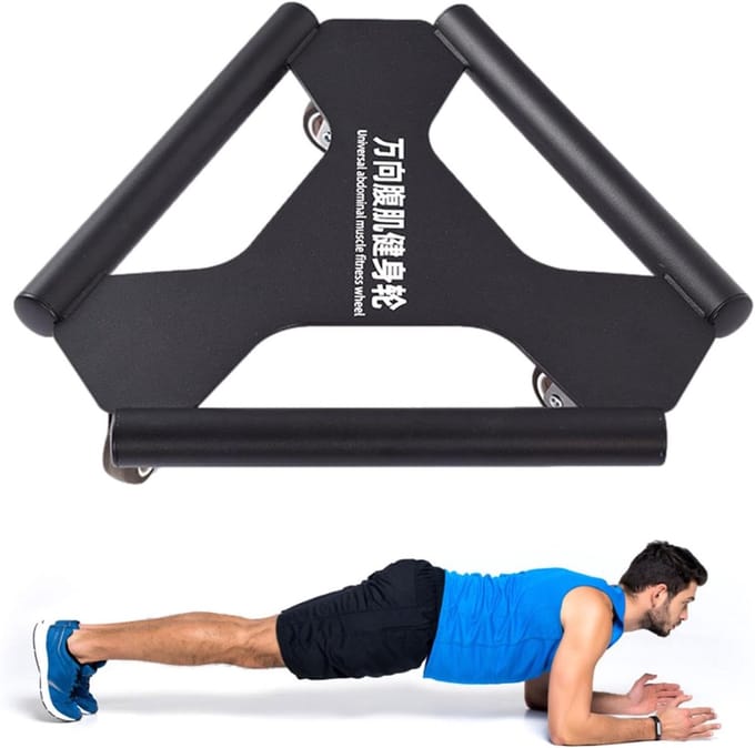 Buikspierrol - Core trainer - Krachttraining thuis - Driehoekig ontwerp - Slijtvast