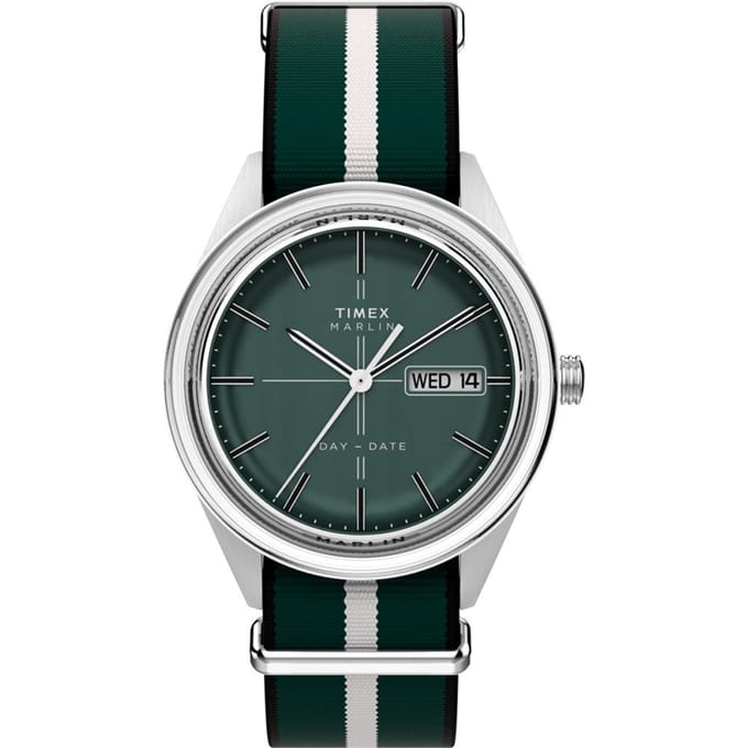 Timex Marlin Jet TW2Y37500 Horloge - Textiel - Groen - Ø 38 mm