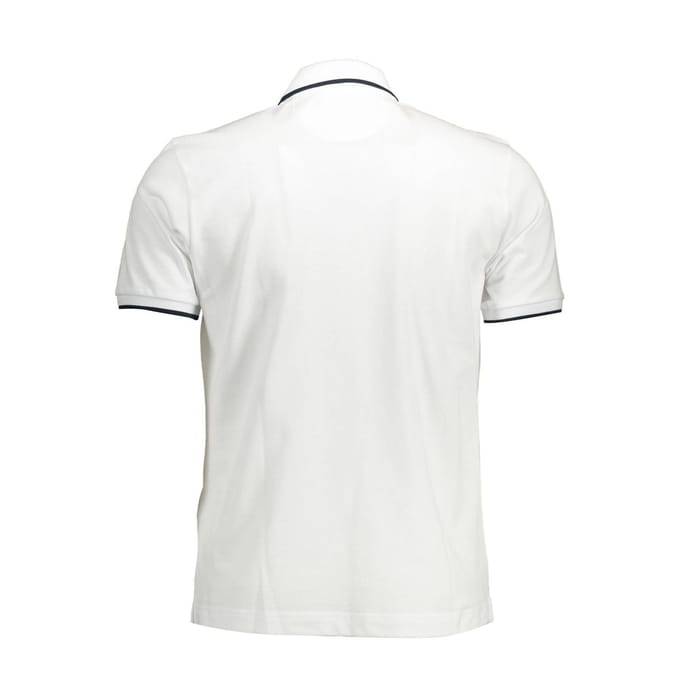La Martina Witte Katoenen Poloshirt voor Heren