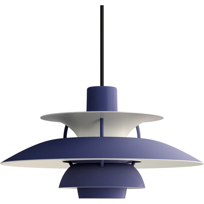 Louis Poulsen PH5 mini hanglamp Monochroom 2024 - dusty indigo