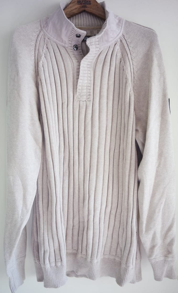 HV Society Pullover Emanuel - Sand - Maat XXL