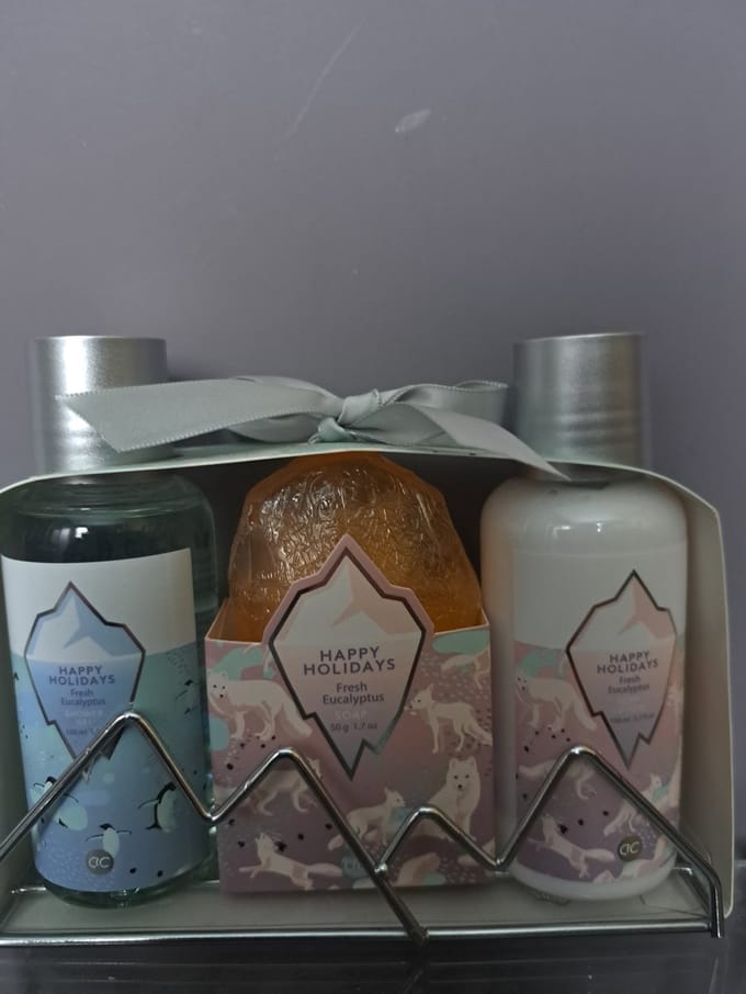 geschenk set - kerst - leuk verjaardag geschenk - eucalyptus - mannen en vrouwen
