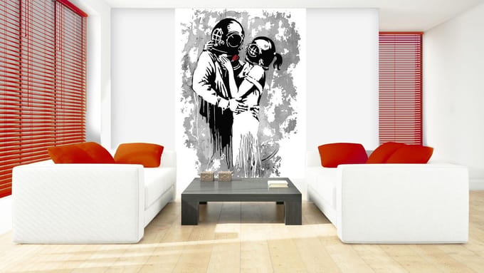 Banksy Graffiti Photo Wallcovering