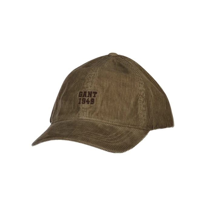 Gant Cap Subtle 1949 Logo Corduroy Light Taupe / male