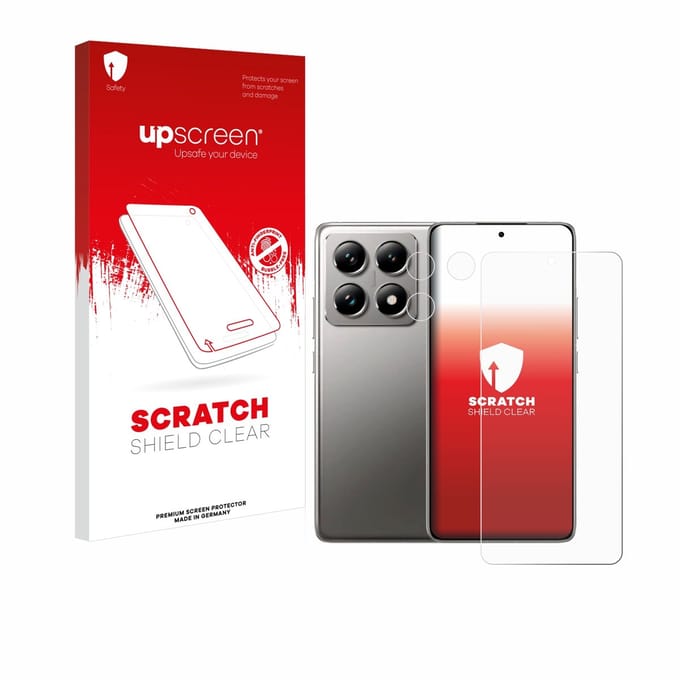 upscreen - Screenprotector voor Xiaomi 14T Pro (Voor+Camera) - Folie Beschermfolie transparant
