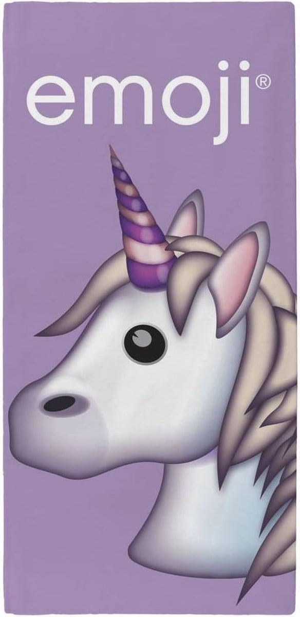 Emoji Unicorn - Strandlaken - 70 x 140 cm - Multi