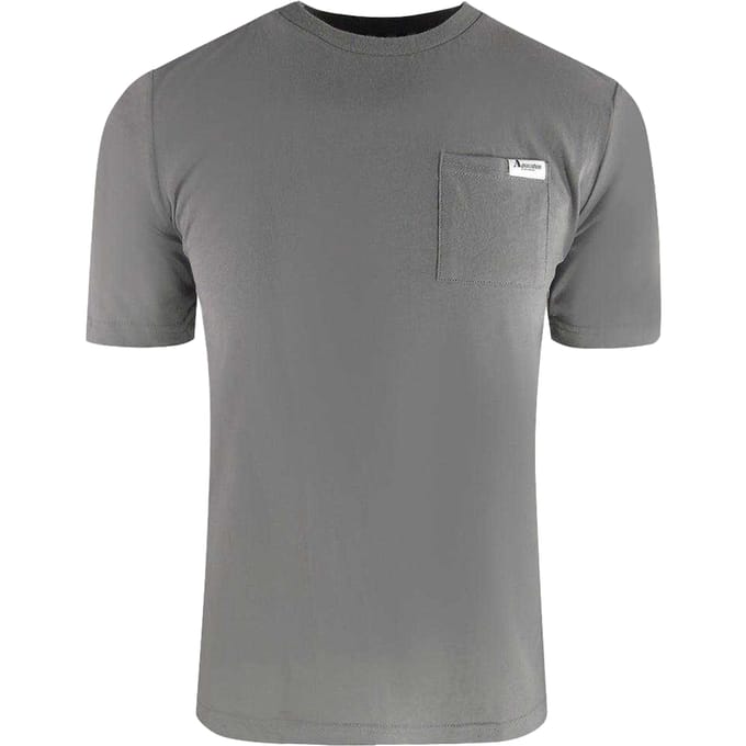 Aquascutum Heren Actief Zak-T-shirt (Grijs)