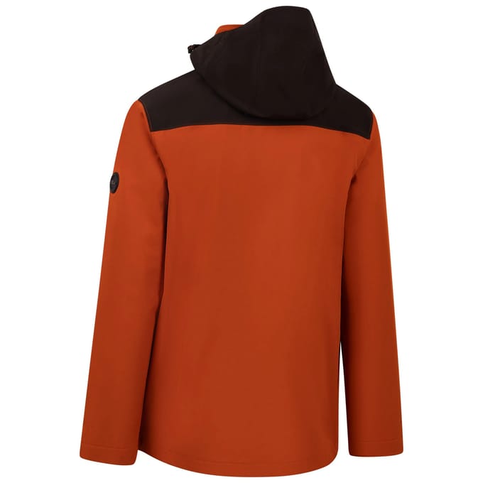 Trespass Heren Durand DLX Soft Shell Jas (Gebrande sinaasappel)