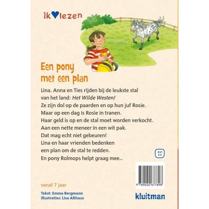 Ik hou van lezen. Een pony met een plan Voorleesboeken