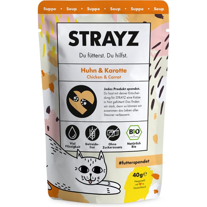 40g STRAYZ Bio Soep Kattensnacks