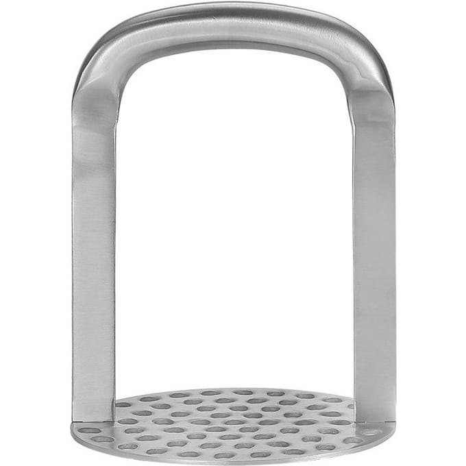Aardappelstamper Roestvrij Staal Handmatige Aardappelstamper Keukengadget met Antislip Handvat gray