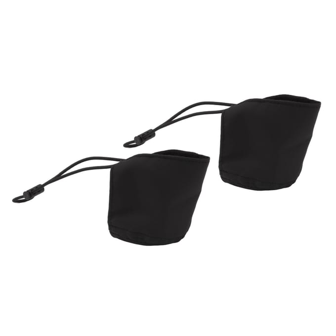 2 stuks Hielbeschermers voor Rijschoenen Slijtvaste Beschermhoezen voor Rijschoenen Pads voor Hielbescherming black