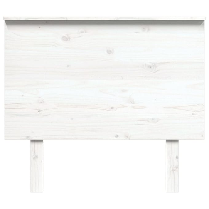 vidaXL - Hoofdbord - 94x6x82,5 - cm - massief - grenenhout - wit