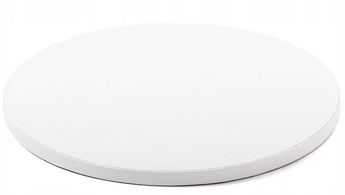 Witte Taartbodem Rond 23cm Dik 1.2cm voor Taarten