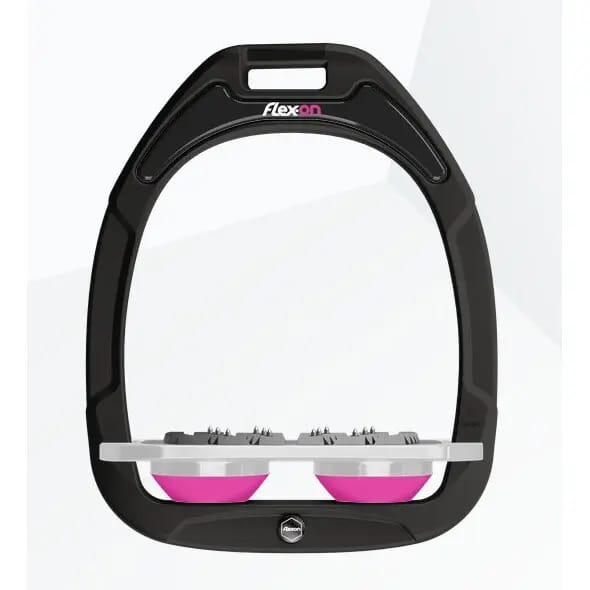Platte Ultra Grip Zwart/Grijs/Roze Beugels Flex-On Green Composite