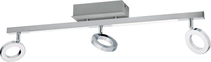 EGLO Cardillio 1 - Spot - 5 Lichts - Aluminium, Chroom - Gesatineerd