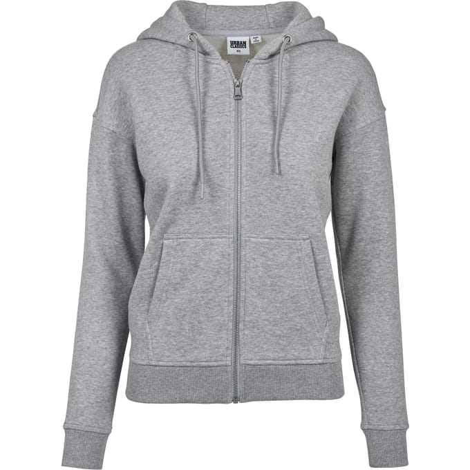 Urban Classics - Classic Vest met capuchon - M - Grijs