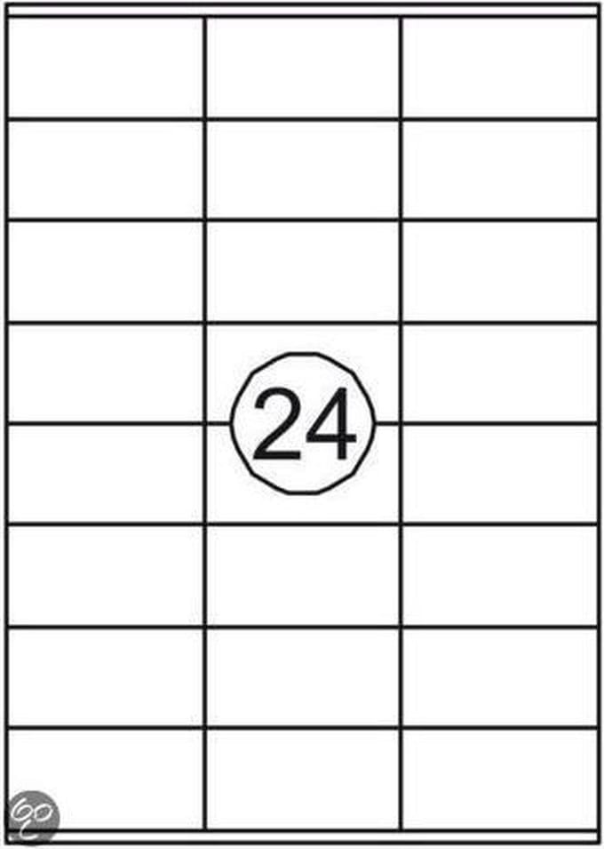 Etiket Quantore 70X36mm 2400St