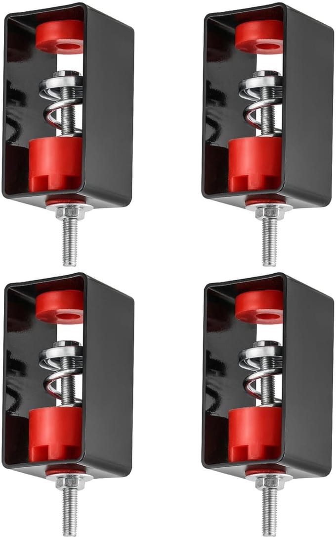 Trillingsdempende plafondbeugels set van 4 voor airco en thuisbioscopen