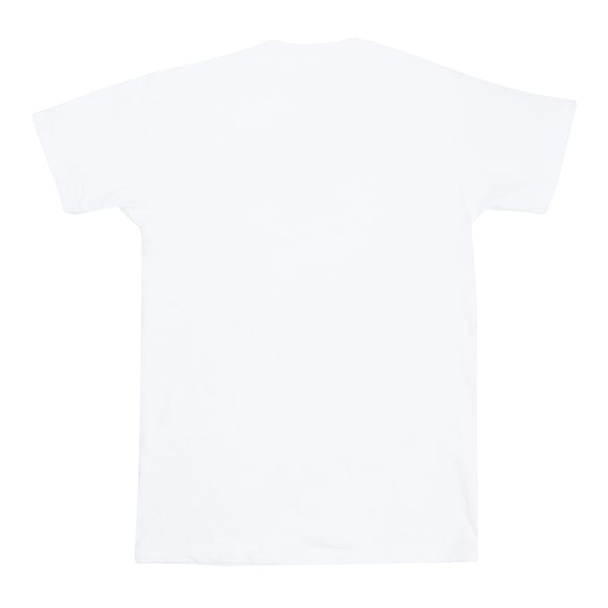 Disney Heren Mickey Mouse Hoofd Logo T-Shirt (Wit)