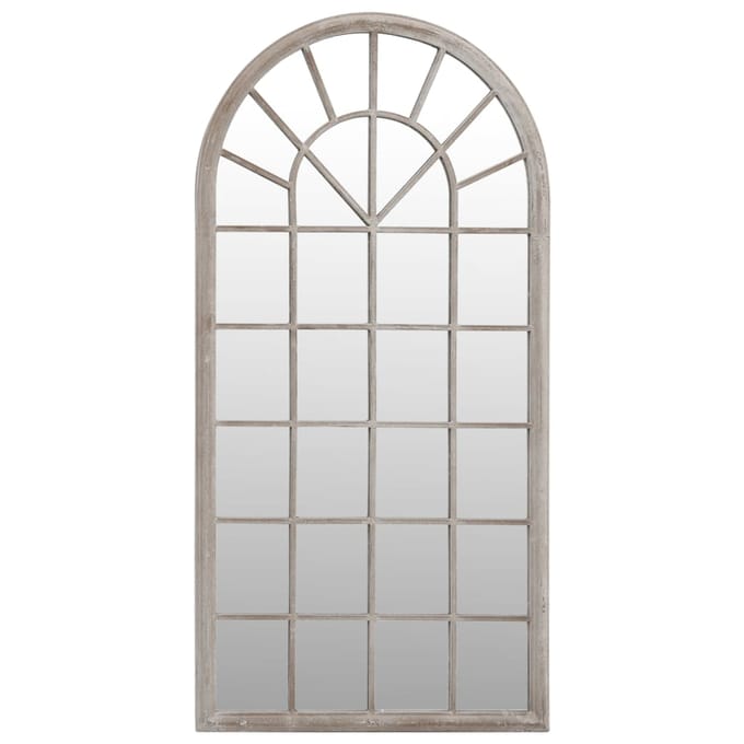 vidaXL - Spiegel - 90x45 - cm - ijzer - zandkleurig