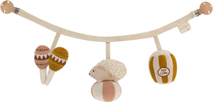 Baby Bello Henny De Egel Wagenketting - Rosy