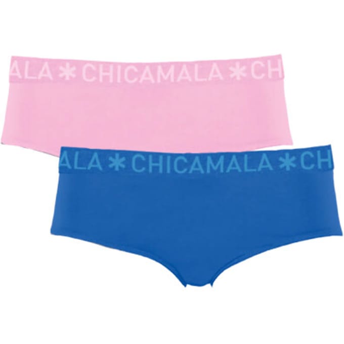 Muchachomalo Meisjes 2-pack hipster effen