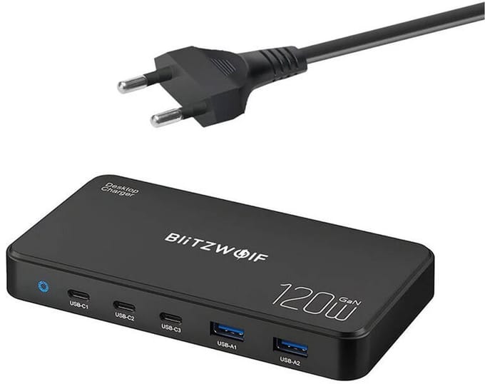 BlitzWolf Charging Station Blitzwolf BW-i100 5in1 120W