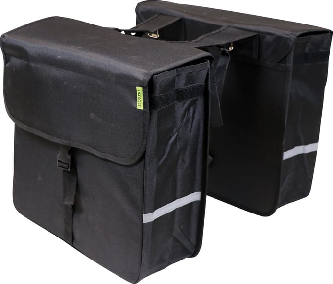 Dresco Dubbele Fietstas Luxe Shopper 40 Liter