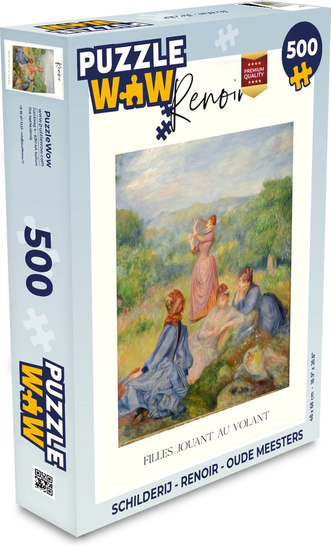 Puzzel Schilderij - Renoir - Oude meesters - Legpuzzel - Puzzel 500 stukjes