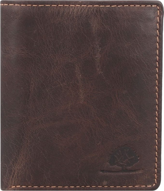 Greenburry Tornado Portemonnee RFID-bescherming Leer 9 cm - Jongens - Staand formaat - teak brown