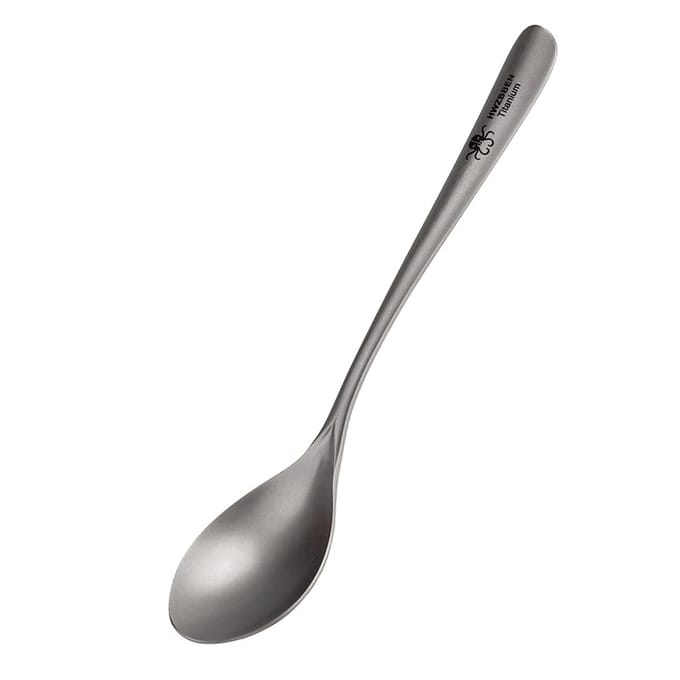 Lichtgewicht titanium vork voor thuis buiten kamperen wandelen picknick Spoon gray