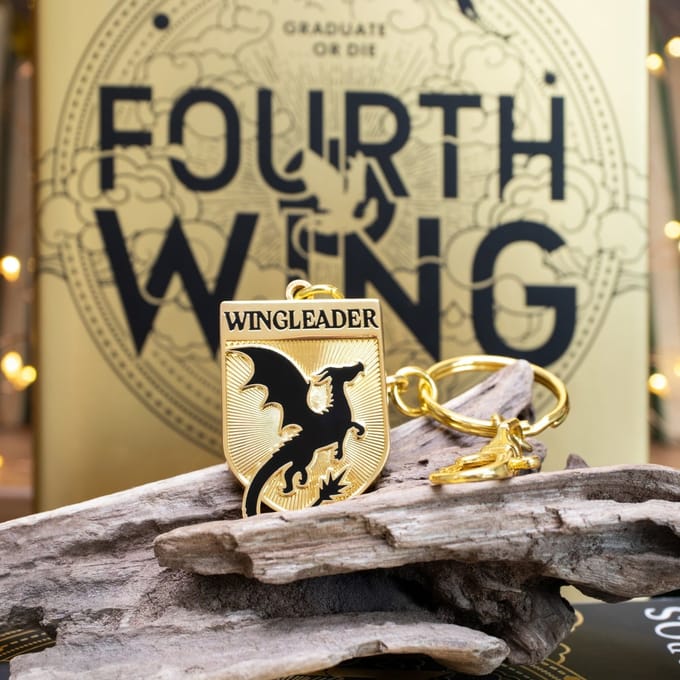 Noble Collection Fourth Wing Keychain Wingleader 14 cm Keyrings