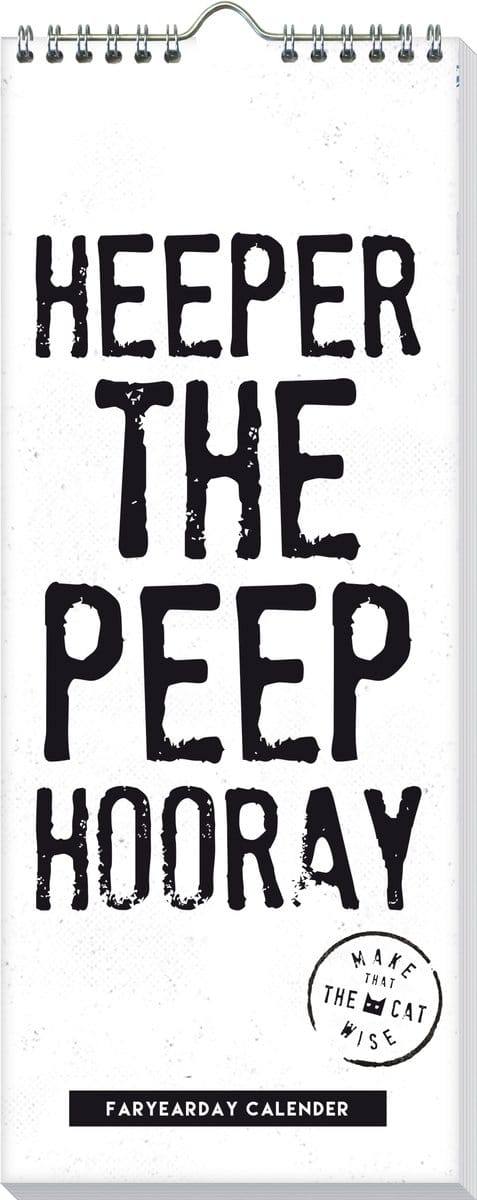 Make That The Cat Wise Verjaardagskalender - Heeper the Peep Hooray