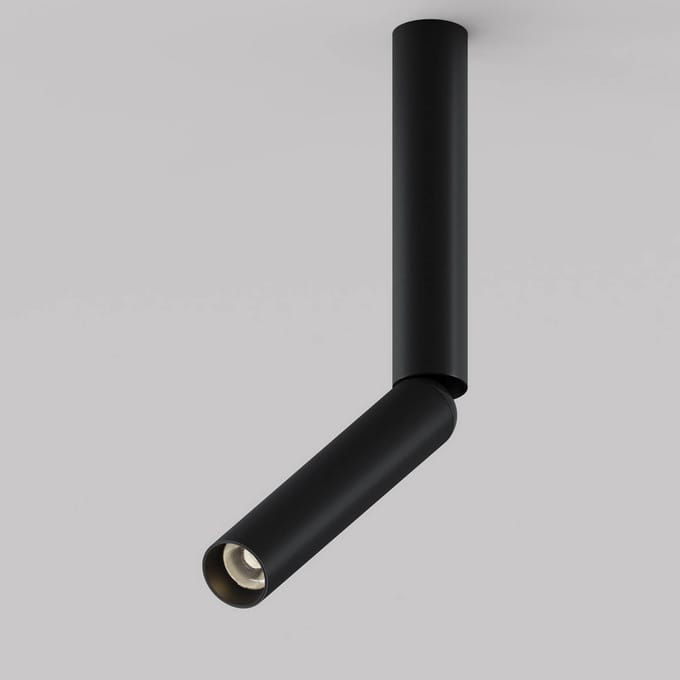 Maytoni LED plafondspot Focus T, zwart, hoogte 30cm verplaatsbaar
