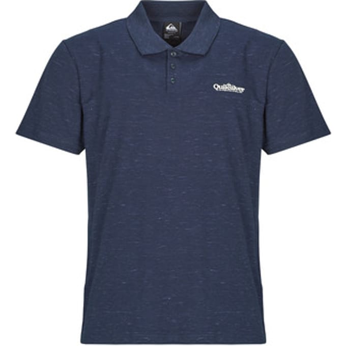Quiksilver Stretch Korte Mouw Poloshirt Blauw M Man