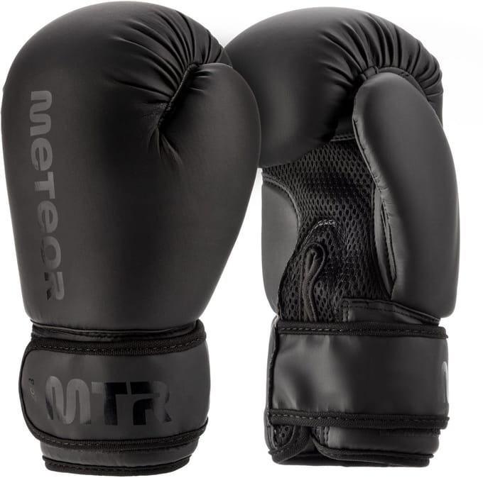 Meteor - Bokshandschoenen - 10 oz - PU - Klittenbandsluiting - Trainingshandschoenen