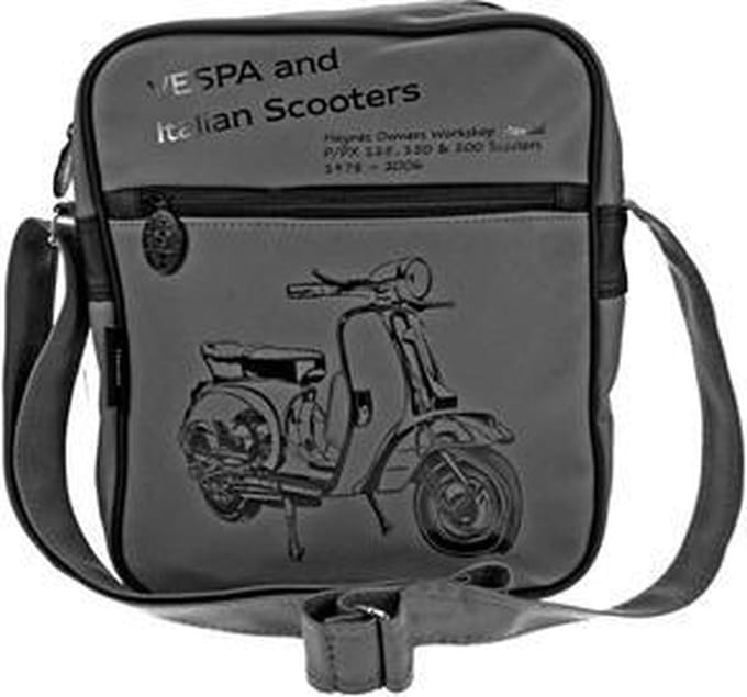 Italian Scooters Vespa schoudertas grijs