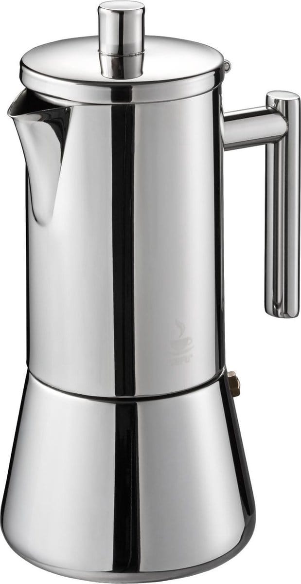 GEFU NANDO Espressomaker 4 Kops – Italiaanse Moka Pot – Espresso Percolator voor Inductie