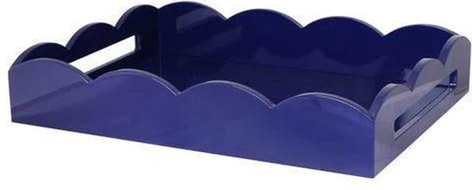 Addison Ross - Dienblad Ottomane Navy 43x33cm - Serveerplateaus