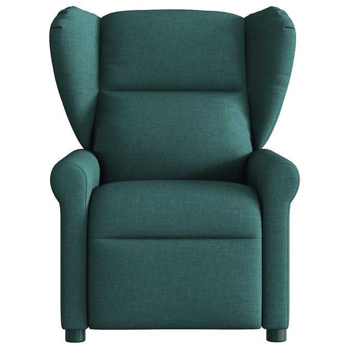 vidaXL - Fauteuil - verstelbaar - stof - donkergroen