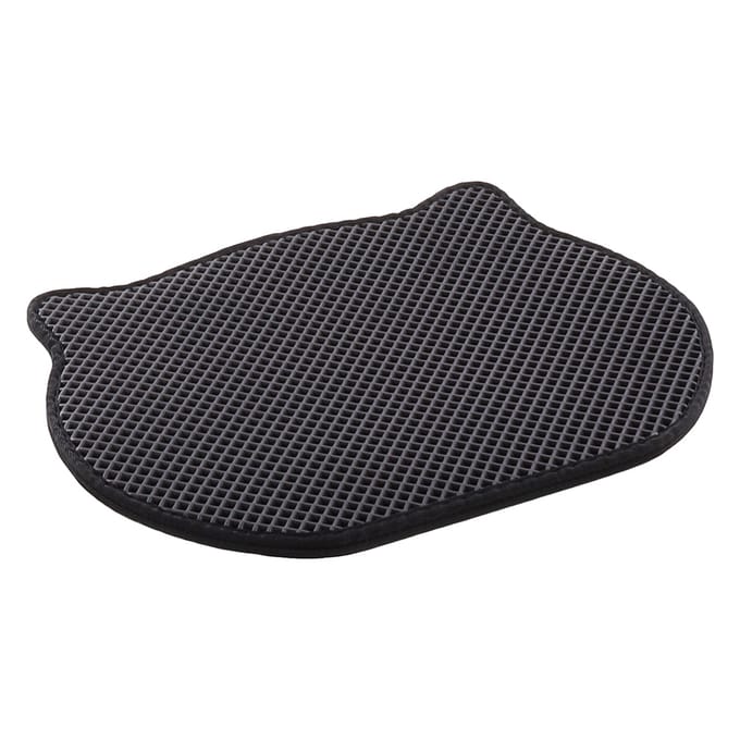 Flamingo Matz - Kattenbakmat Katten - Kattenbakmat Matz Zwart 50x40cm