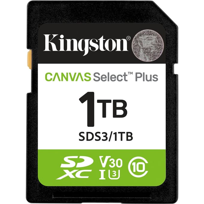 Kingston Canvas Select Plus Gen3 SDXC - 150MB/s - 1TB