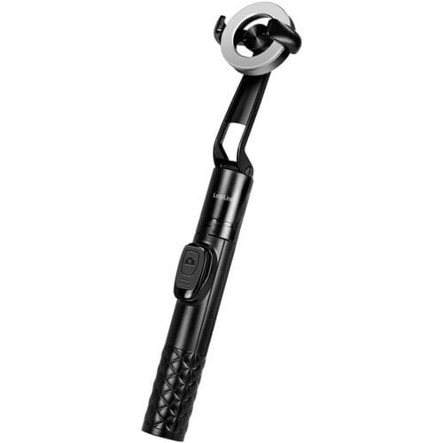 LogiLink BT0069 Selfiestick Zwart Bluetooth, Geïntegreerde accu, Geïntegreerd statief