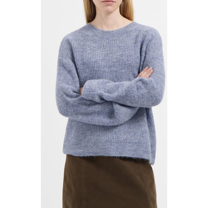 We Are Labels Nous Sommes Labels – Bennie Alpaca Knit 2.0 Light Blue Taglia: S | Maglioni a maglia Outlet | Donna | Blu