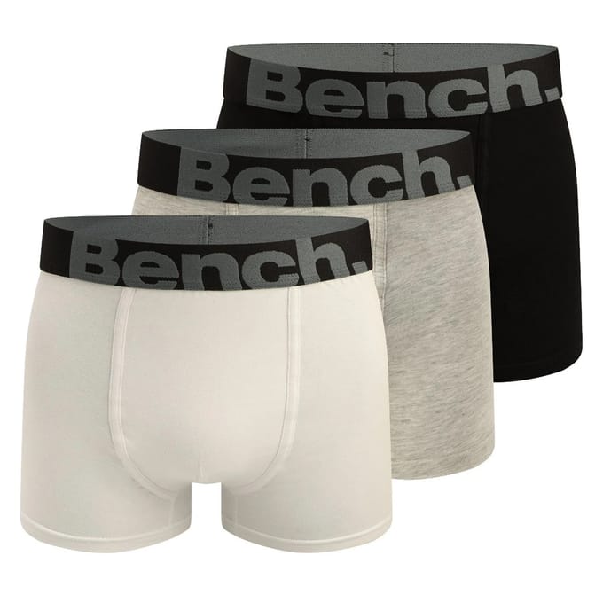 Bench Heren Conan Boxershorts (Set van 3) (Zwart/Grijs/Wit)