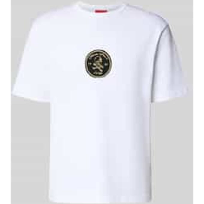 regular fit T-shirt van puur katoen model 'DOBUL'