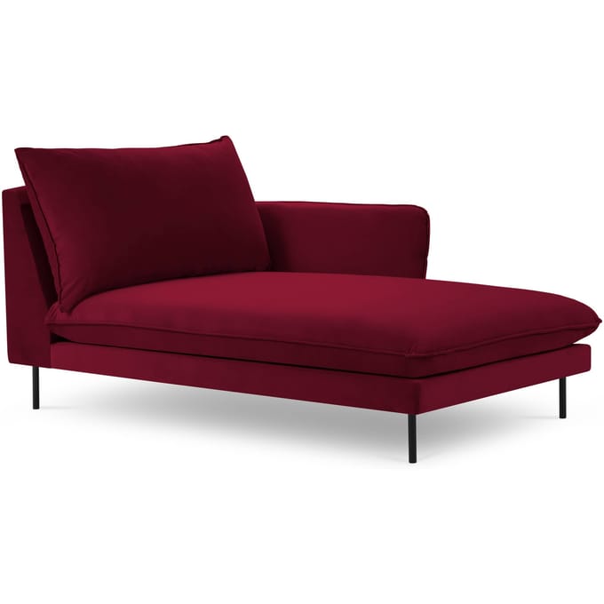 Chaise longue Vienna rechts velvet | Cosmopolitan Design